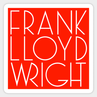 Frank Lloyd Wright Sticker